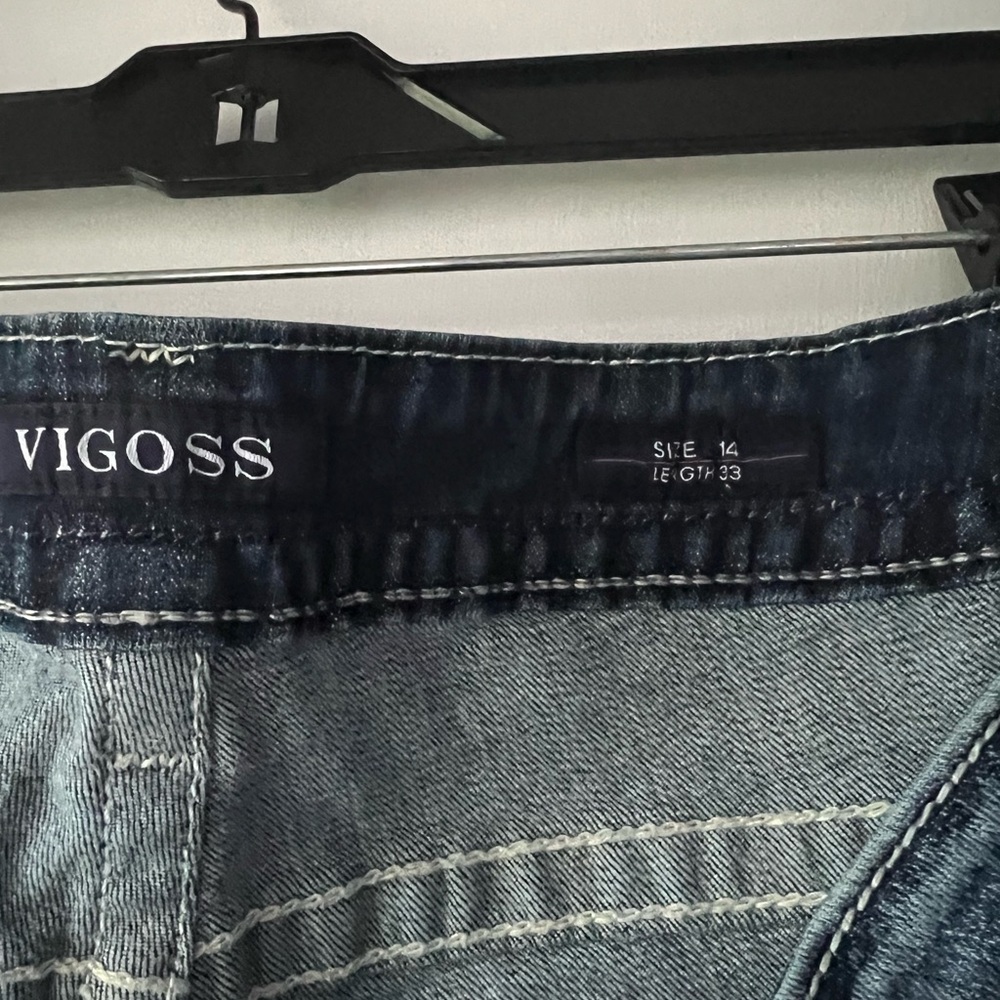 Vigoss Women's Boot Cut Jeans - Size 14x33 - Picture 8 of 10
